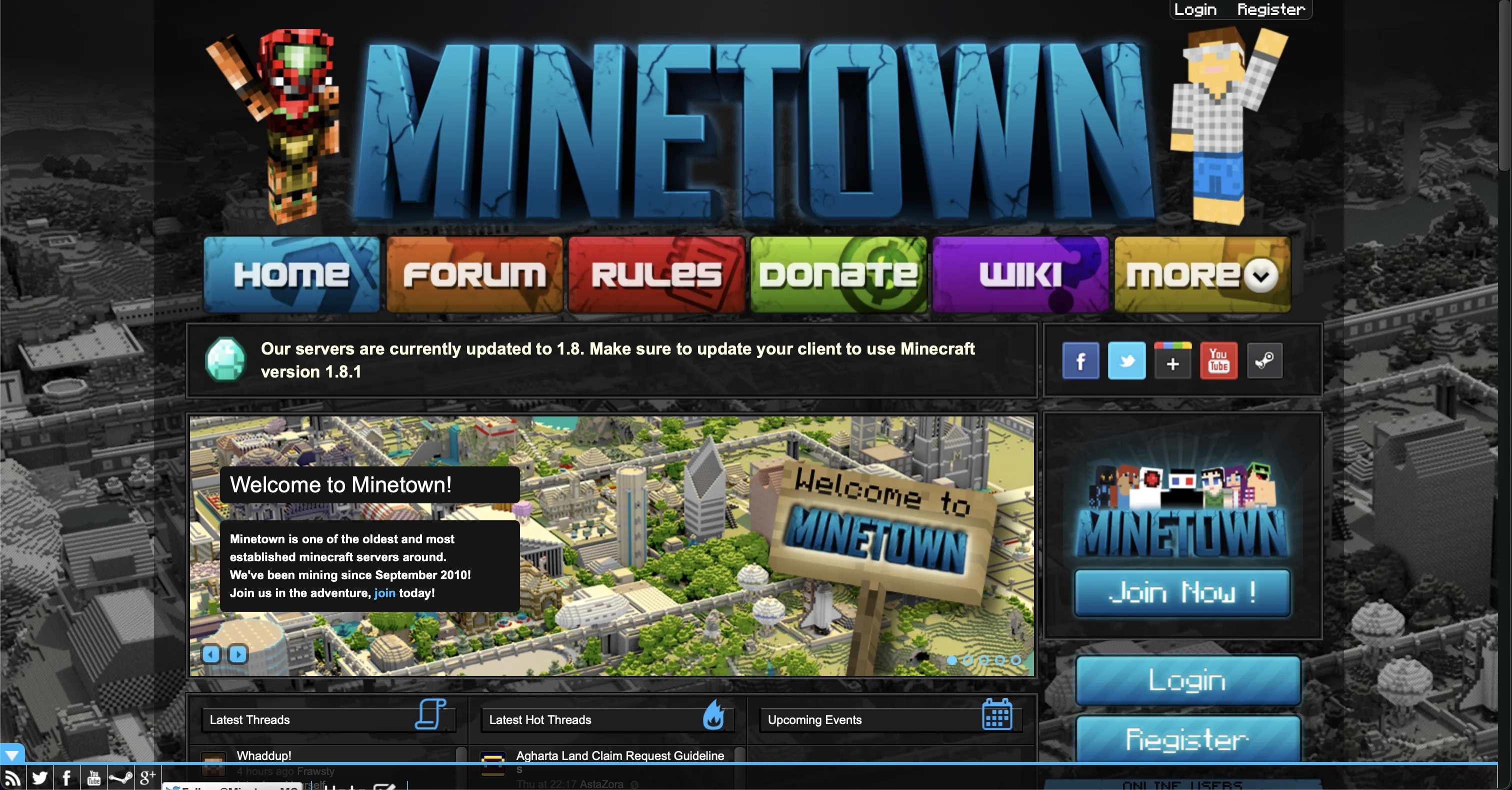 Before Minetown