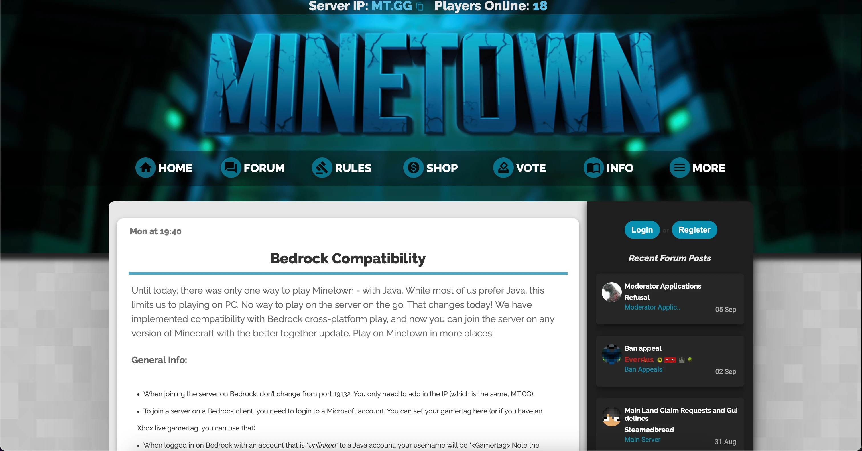 After Minetown